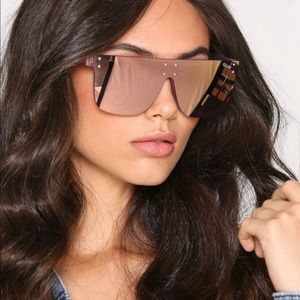 Quay Australia Hidden Hills Rose Gold Sunglasses